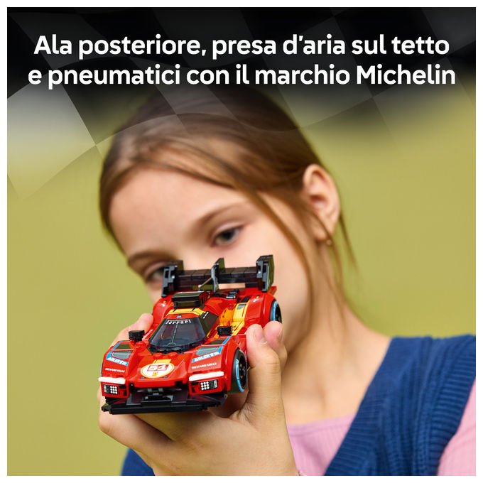 Lego 77261 Speed Champions Set costruzioni Ferrari 499P con Minifigure Pilota 329 pezzi da 9 anni