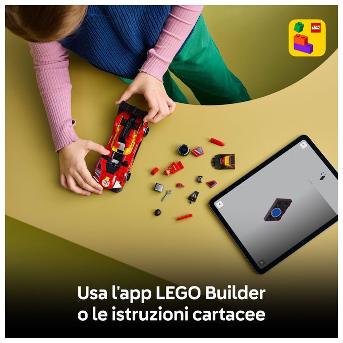 Lego 77261 Speed Champions Set costruzioni Ferrari 499P con Minifigure Pilota 329 pezzi da 9 anni