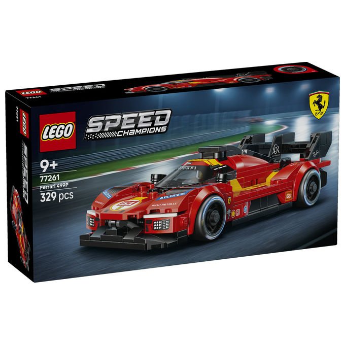 Lego 77261 Speed Champions Set costruzioni Ferrari 499P con Minifigure Pilota 329 pezzi da 9 anni