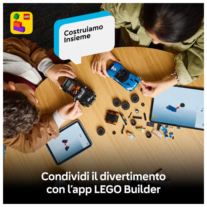 Lego 77264 Speed Champions Set Giocattolo con Jaguar Project 7 e Land Rover Defender 740 Pezzi 2 Minifigure colore Multicolore