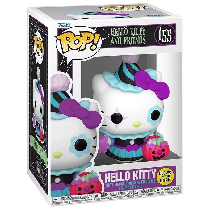 Funko 94576 POP! Animation Vinyl Figures Hello Kitty Spooky con Chase Glow in the Dark 9 cm colore Multicolore