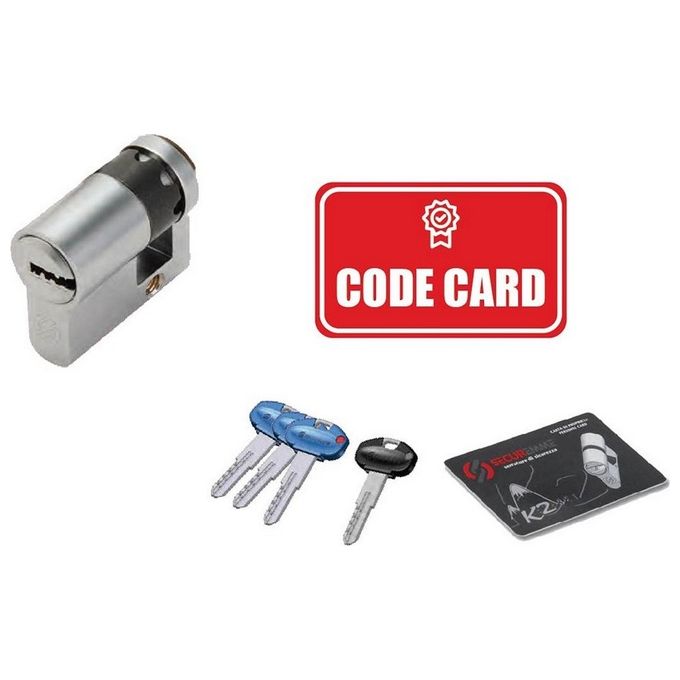 Securemme Mezzo Cilindrodi Sicurezza K2 40X10=50 Ocs