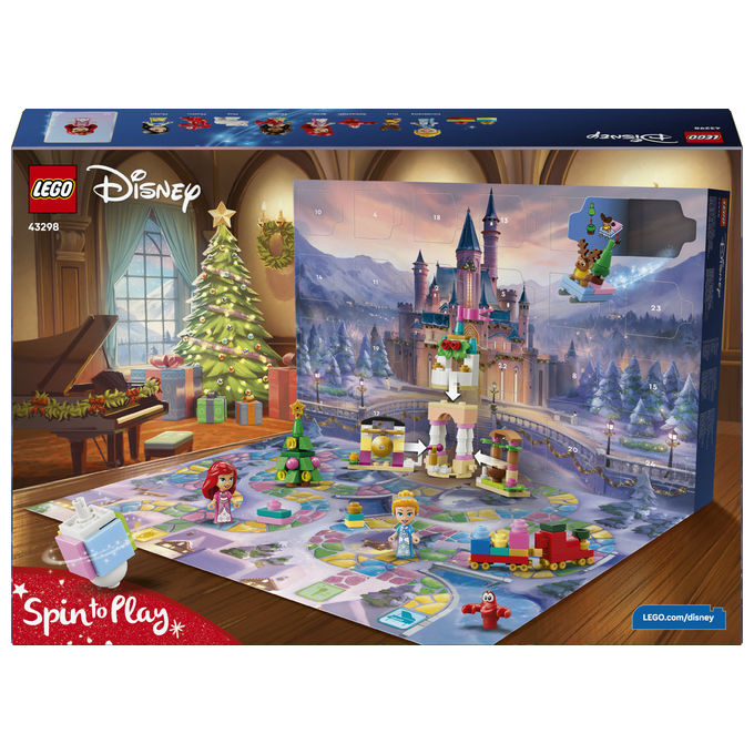 Lego 43298 Calendario dell'Avvento LEGO Disney Princess 2026 Set da Costruzione con 290 Pezzi per Bambini da 5+ Anni colore Multicolore