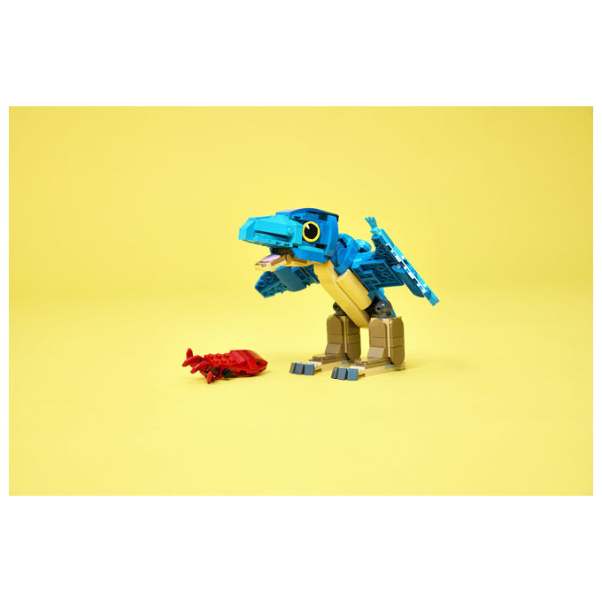 Lego 77977 Dinosauro Bebe' Pteranodonte Set da Costruzione con 373 Pezzi e Calamaro Rosso colore Multicolore