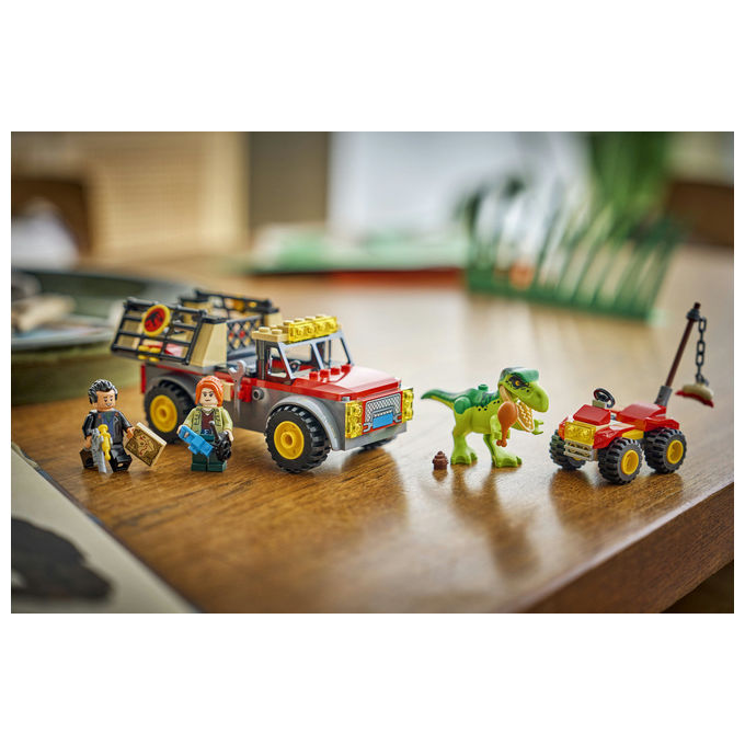 Lego 77978 Camion da Trasporto per il Giovane T. Rex Set da Costruzione con Dinosauro ATV e 2 Minifigure 115 Pezzi colore Multicolore