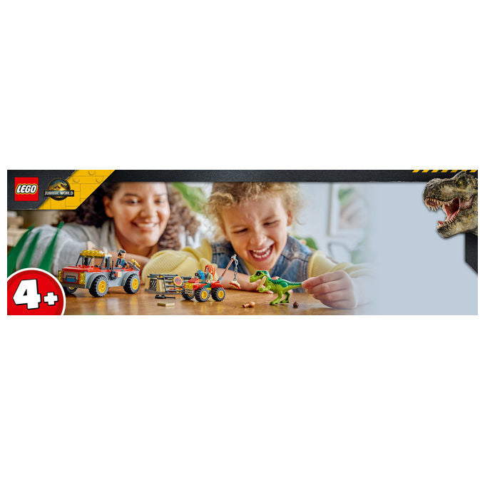 Lego 77978 Camion da Trasporto per il Giovane T. Rex Set da Costruzione con Dinosauro ATV e 2 Minifigure 115 Pezzi colore Multicolore