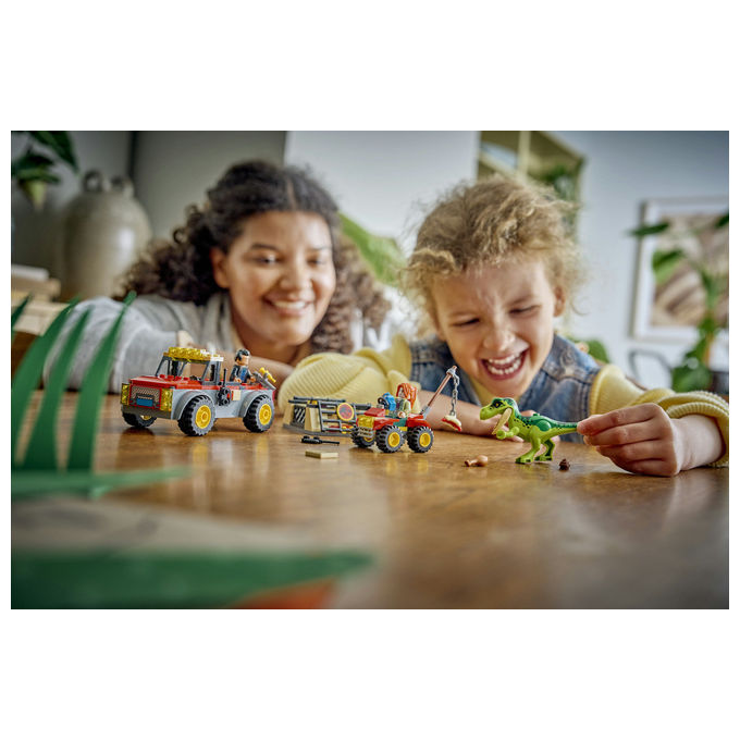 Lego 77978 Camion da Trasporto per il Giovane T. Rex Set da Costruzione con Dinosauro ATV e 2 Minifigure 115 Pezzi colore Multicolore