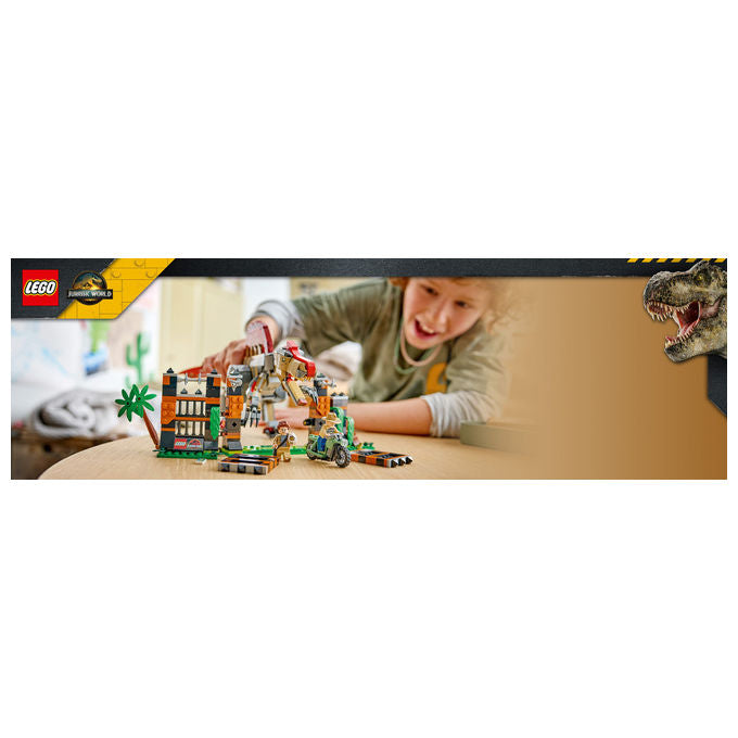 Lego 77982 Fuga dal Dinosauro Spinosauro Set da costruzione 820 pezzi per bambini 9+ colore Multicolore