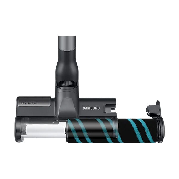 Samsung VCA-SAB92B Spazzola Soft Action per pavimenti duri e fessure con fili antistatici in argento testa girevole 180° facile manutenzione colore Nero