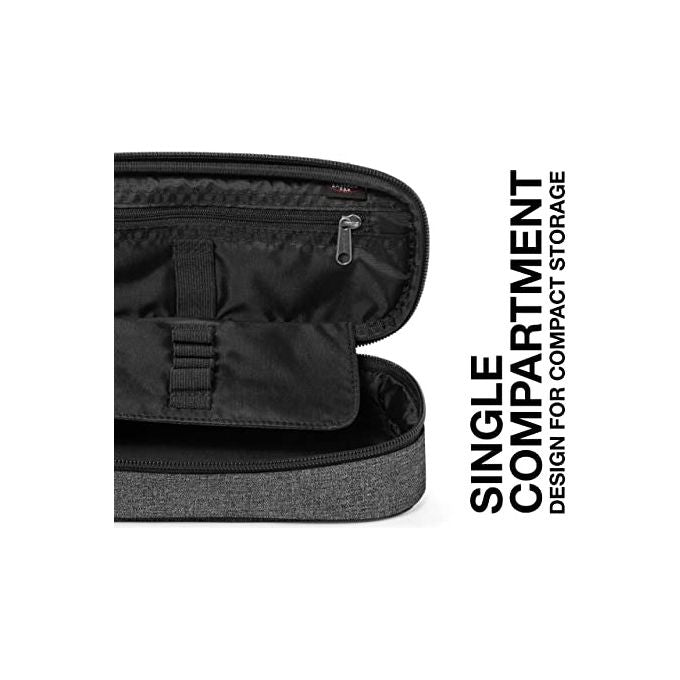 Eastpak Astuccio Bustina oval cm 22 in Tessuto Poliammide Black Denim