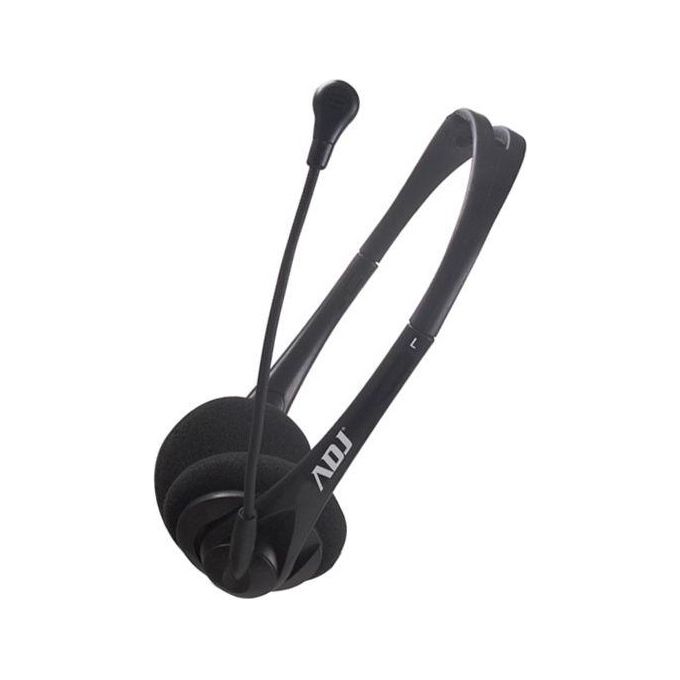 Adj Agile Cuffia con Microfono Usb Nero