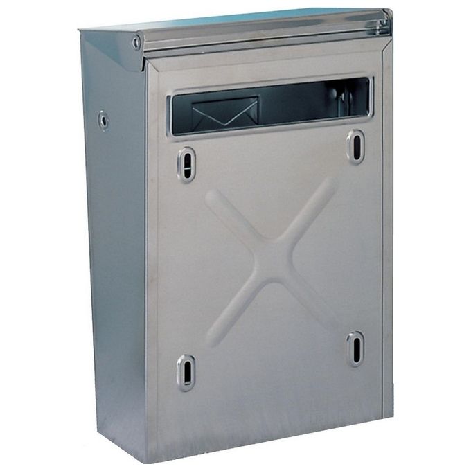 Silmec Cassetta Lettere Inox Con Tetto 325 X 220 Mm
