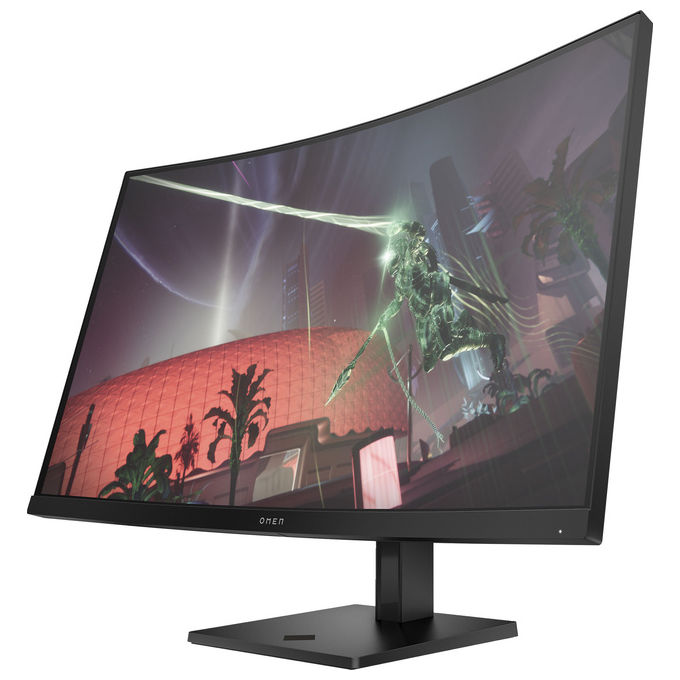 HP 780K6E9#ABB OMEN Monitor Curvo 32'' QHD 165Hz 1ms HDR400 AMD FreeSync USB-C HDMI DisplayPort colore Nero