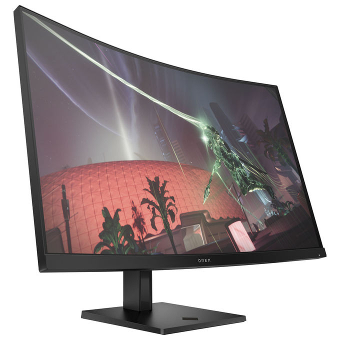 HP 780K6E9#ABB OMEN Monitor Curvo 32'' QHD 165Hz 1ms HDR400 AMD FreeSync USB-C HDMI DisplayPort colore Nero