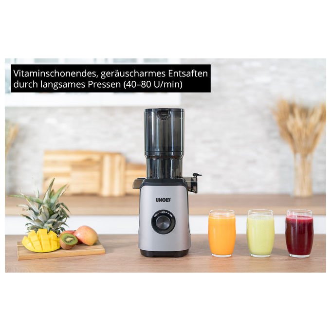 Unold 78275 SLOW JUICER SAM Estrattore di succo 300 W 80 rpm Capacita' 0,8 L colore Antracite