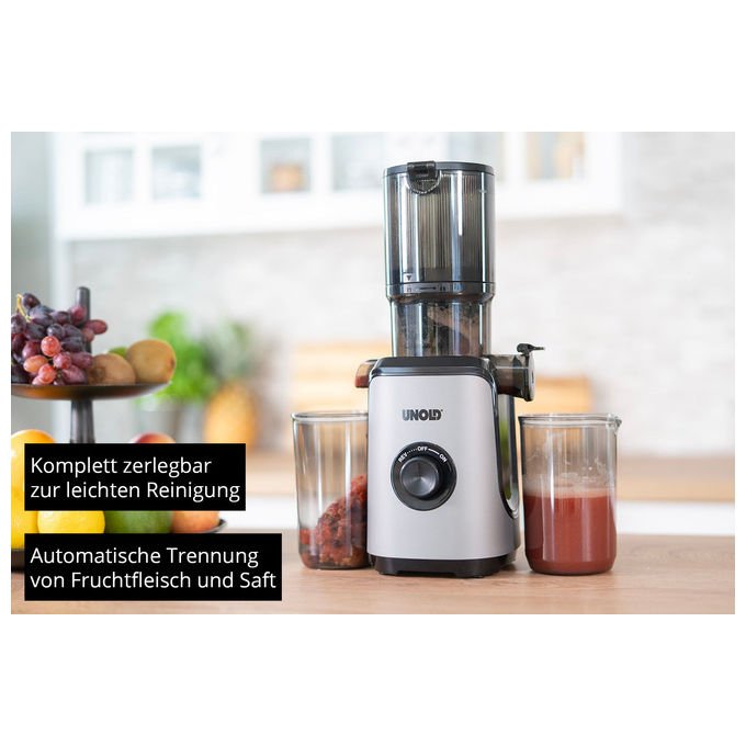 Unold 78275 SLOW JUICER SAM Estrattore di succo 300 W 80 rpm Capacita' 0,8 L colore Antracite