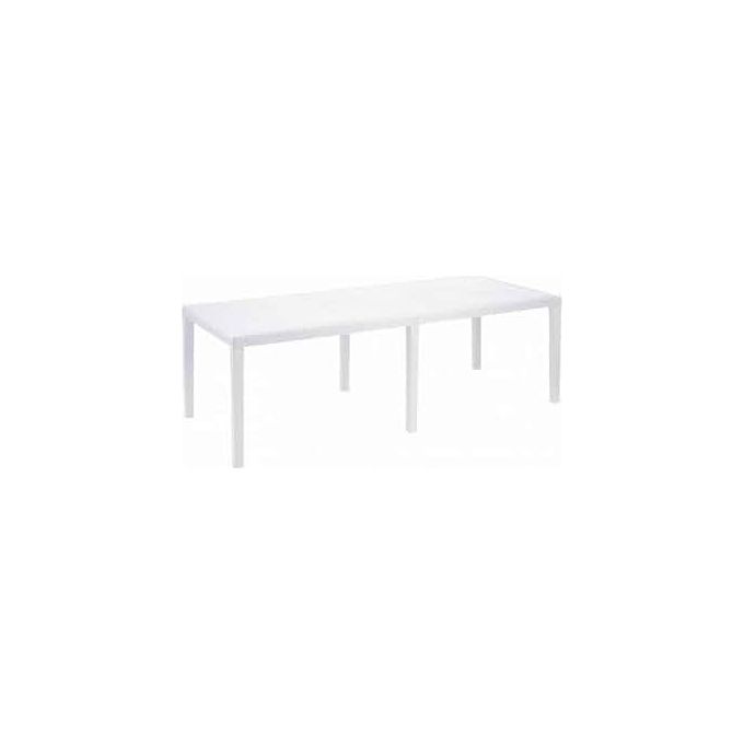 IPAE PROGARDEN 8009271908208 TAVOLO IN POLIPROPILENE ALLUNGABILE 'TRIO' BIANCO colore Bianco