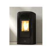Cola Stufa a Pellet Charme Rivestimento in Maiolica Potenza Termica Nominale 12,72kW Avorio