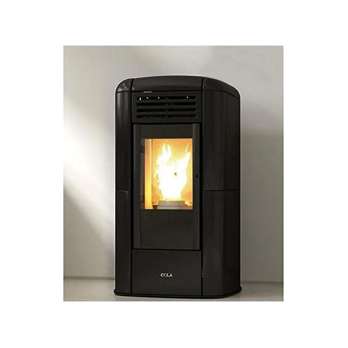 Cola Stufa a Pellet Charme Rivestimento in Maiolica Potenza Termica Nominale 12,72kW Avorio