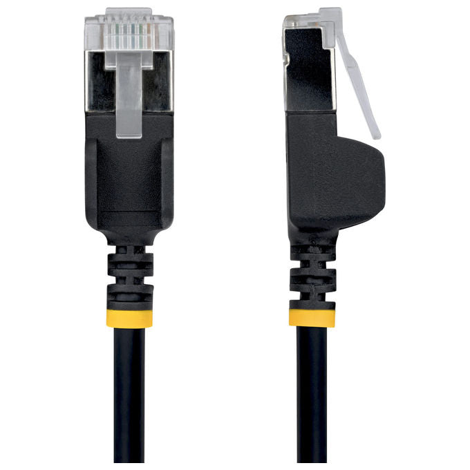 StarTech.com N6APATSTP34BKS15CM Cavo di rete Cat6a U-FTP RJ-45 M a RJ-45 M 0,15 m 10 Gbps rame placcato oro colore Nero