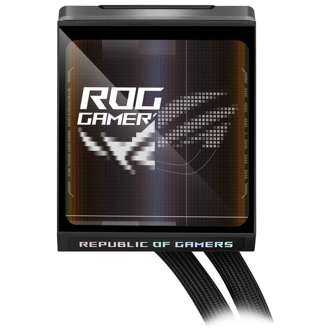 Asus 90RC01M1-B0EAY0 ROG Strix LC IV 360 ARGB LCD Raffreddatore di liquidi tutto in uno 12 cm colore Nero