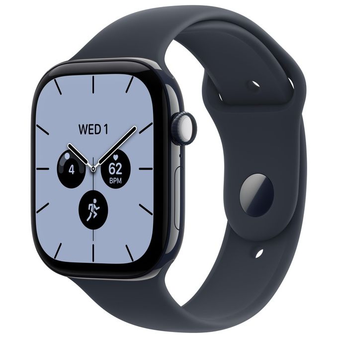 Apple MJH44QL-A Apple Watch Series 12 GPS + Cellular Cassa 46 mm in Ceramica Blu Notturno con Cinturino Sport Blu Marino M-L colore Blu Notturno