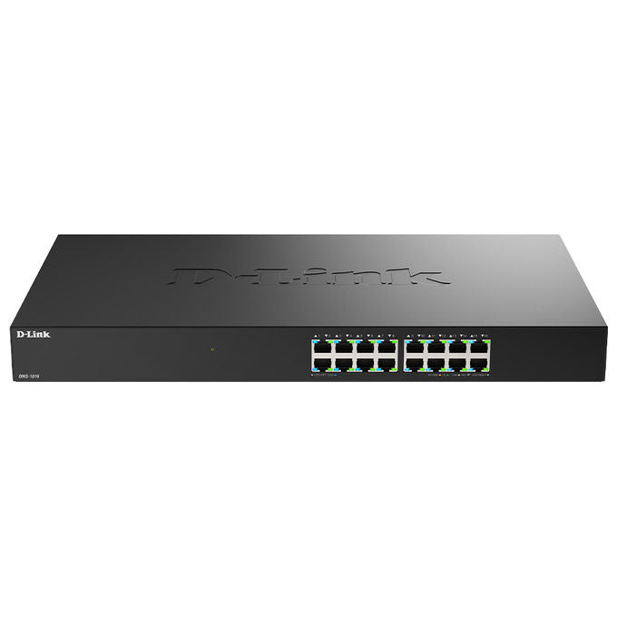 D-Link DMS-1016 DMS-1016 Switch Non Gestito L2+ 16 Porte 2.5G Ethernet 80 Gbit-s 16000 voci MAC Nero