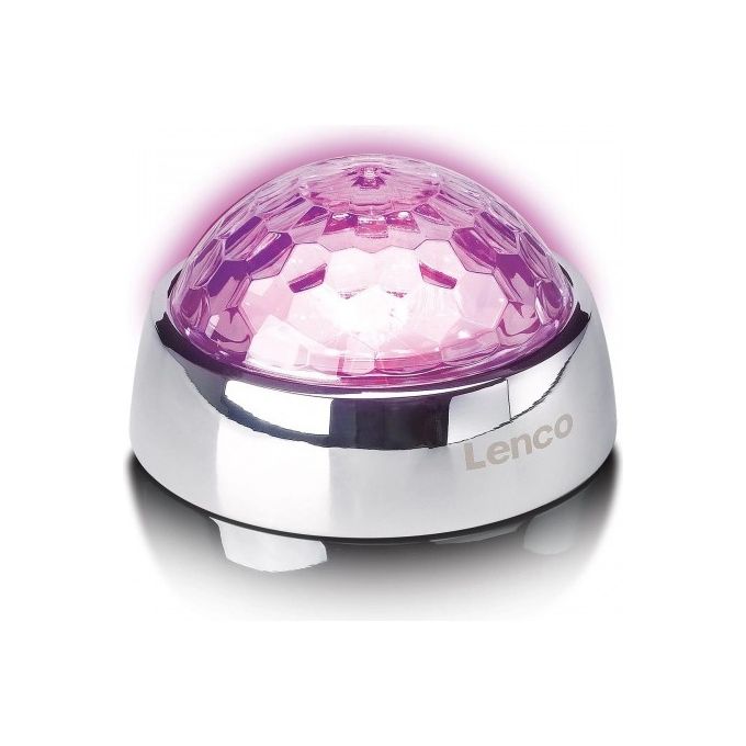 Lenco TTA-080SI Stabilizzatore per giradischi con effetti luminosi RGB colore Argento