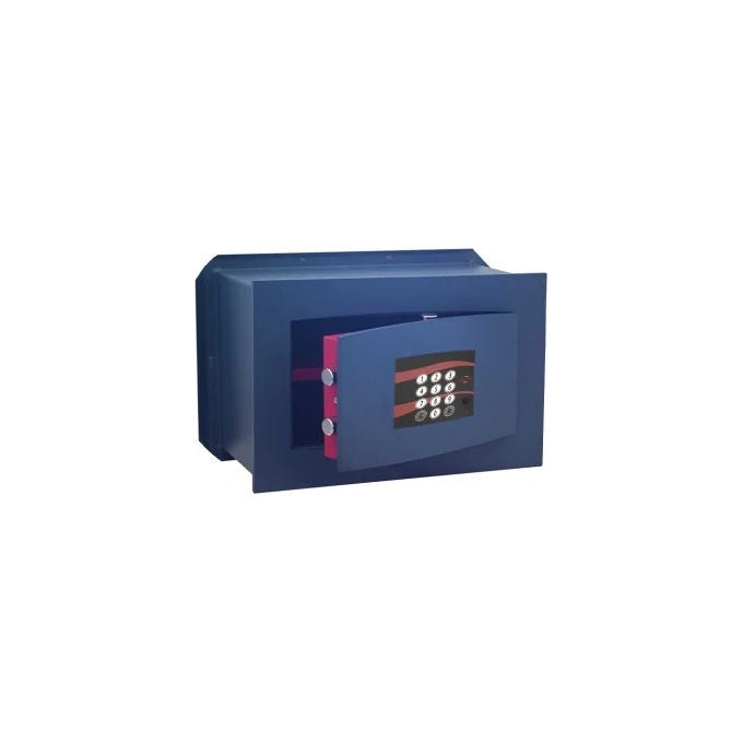 STARK BASIC PLUS 1850 Cassaforte elettronica a muro con combinazione digitale 6-10 cifre acciaio speciale catenacci 22 mm profondita' 19,5 cm colore Nero