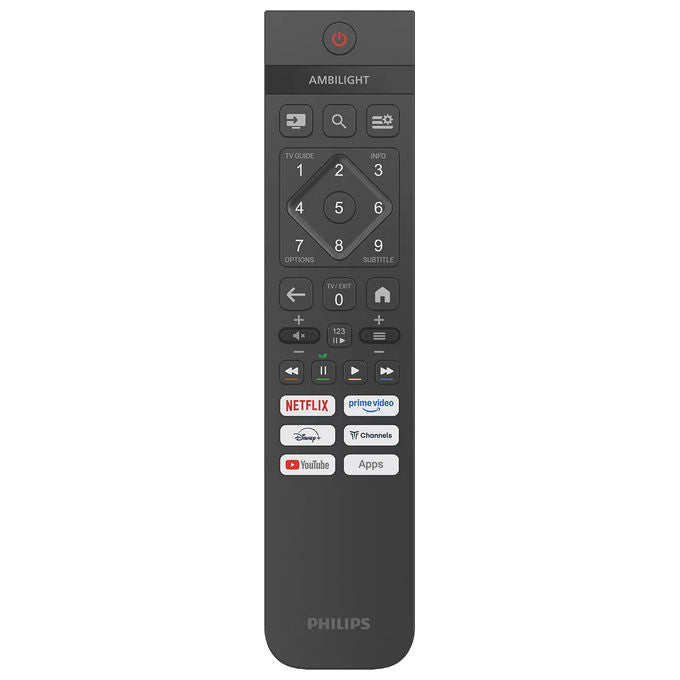 Philips 43PQS7801-12 TV 43'' 4K Ultra HD Smart QLED Wi-Fi Titan OS HDR10+ Dolby Atmos colore Nero