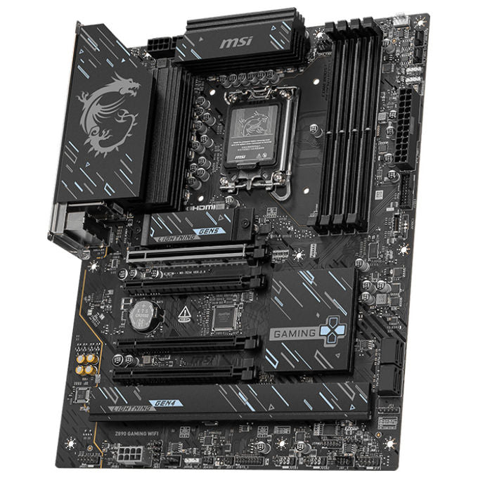 MSI 7E54-006R Z890 Gaming WIFI Scheda Madre ATX Socket LGA 1851 DDR5 256 GB Wi-Fi 7 Bluetooth 5.4 2.5G Ethernet Intel Z890