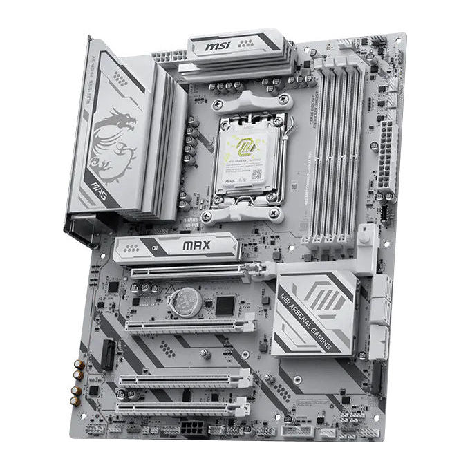 MSI MAG B850 Gaming Plus Max WiFi Scheda madre ATX AMD B850 Socket AM5 DDR5 PCIe 5.0 Wi-Fi 7 colore Bianco