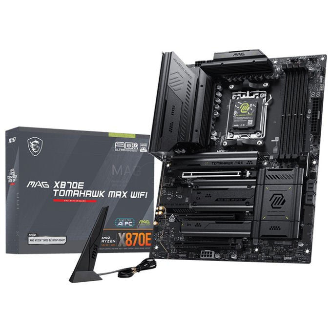 MSI 7E59-018R MAG X870E TOMAHAWK MAX WIFI Scheda Madre ATX Socket AM5 DDR5 Wi-Fi 7 Bluetooth 5.4 5GbE colore Nero