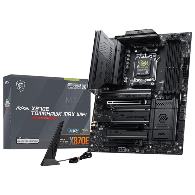 MSI 7E59-018R MAG X870E TOMAHAWK MAX WIFI Scheda Madre ATX Socket AM5 DDR5 Wi-Fi 7 Bluetooth 5.4 5GbE colore Nero