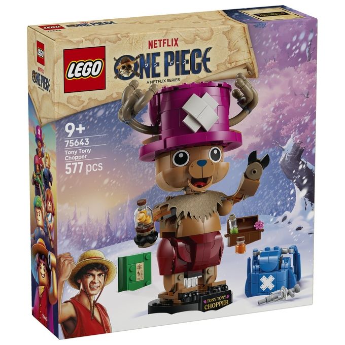 Lego 75643 ONE PIECE Set da costruzione Action Figure TonyTony Chopper 577 pezzi colore Multicolore