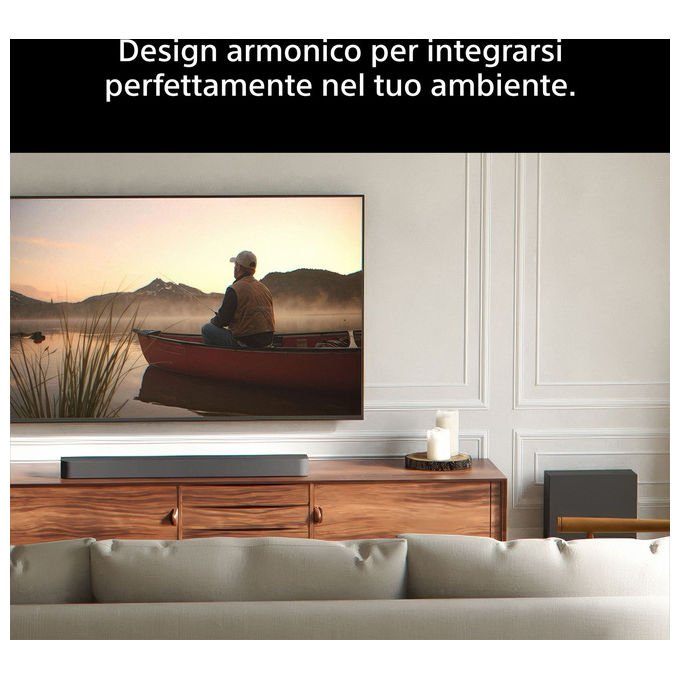 Sony HT-A7100KIT Soundbar 5.1.2 canali con Subwoofer Dolby Atmos DTS:X Voice Zoom 3 colore Nero