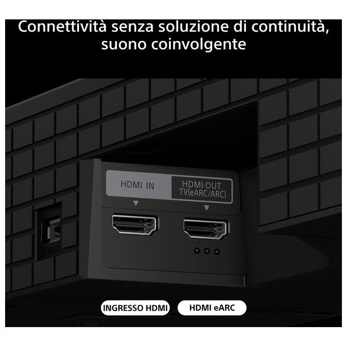Sony HT-A7100KIT Soundbar 5.1.2 canali con Subwoofer Dolby Atmos DTS:X Voice Zoom 3 colore Nero