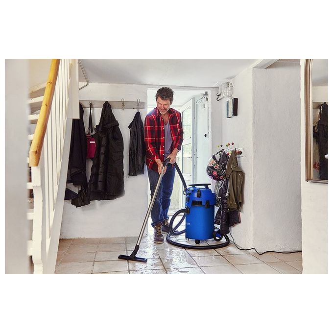 Nilfisk Multi II 30 T Aspirapolvere Secco e Umido 30 Liri Nero-Blu 1200W