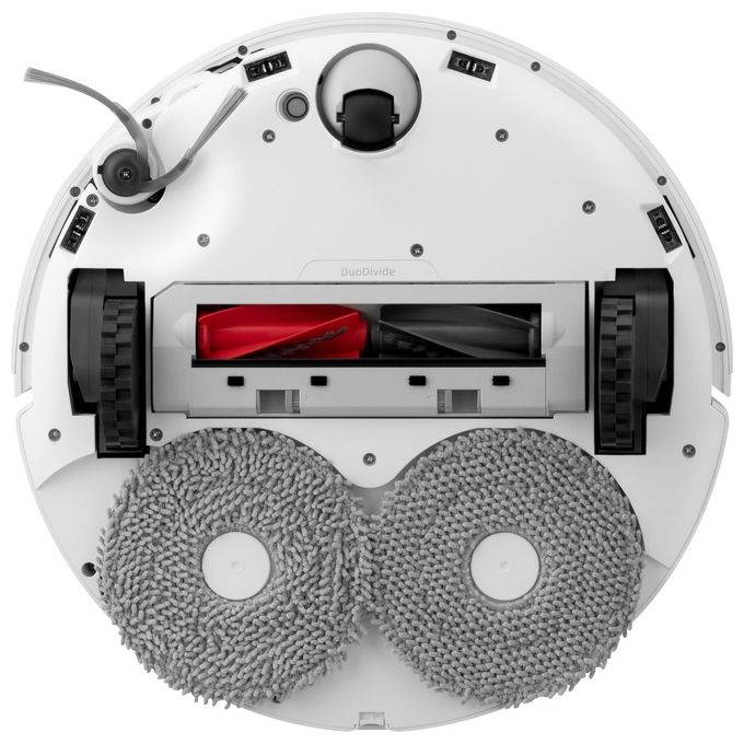 Roborock 8.01.1201 Qrevo Curv Robot aspirapolvere e lavapavimenti Navigazione LiDAR Aspirazione 18.500 Pa Stazione 3.0 Auto-svuotamento e Asciugatura colore Bianco