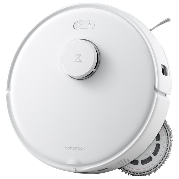 Roborock 8.01.1201 Qrevo Curv Robot aspirapolvere e lavapavimenti Navigazione LiDAR Aspirazione 18.500 Pa Stazione 3.0 Auto-svuotamento e Asciugatura colore Bianco