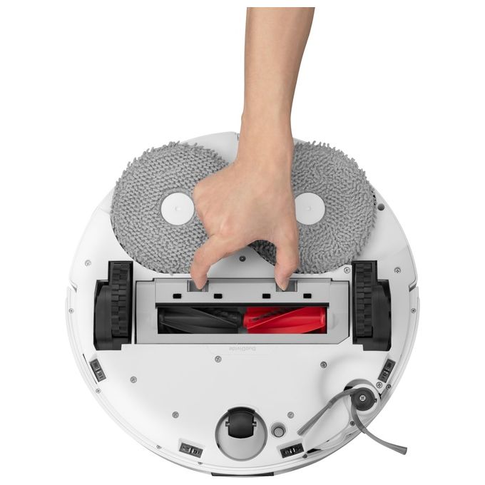 Roborock 8.01.1201 Qrevo Curv Robot aspirapolvere e lavapavimenti Navigazione LiDAR Aspirazione 18.500 Pa Stazione 3.0 Auto-svuotamento e Asciugatura colore Bianco