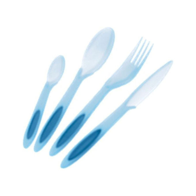 Dem Posate Plastica Tavola 4 Pezzi Frosty