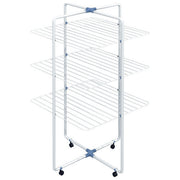 Vileda Stendibiancheria In Acciaio Verniciato Vip 3 Piani 30 Metri di Spazio per Stendere Dimensioni L70xP70xH131 cm