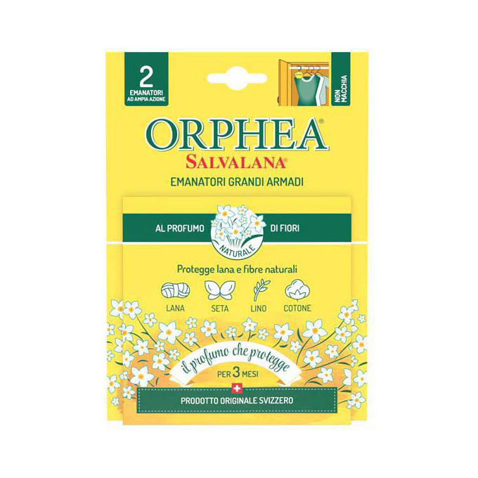 Orphea Antitarme Salvalana Armadi Cedro 2 Pezzi