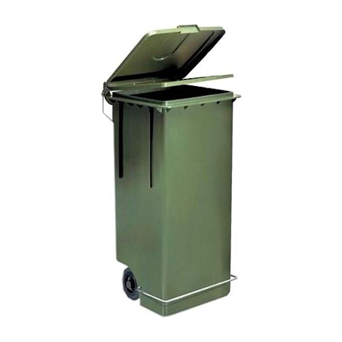 Giganplast Bidone Max Con Pedale Verde L 100 2