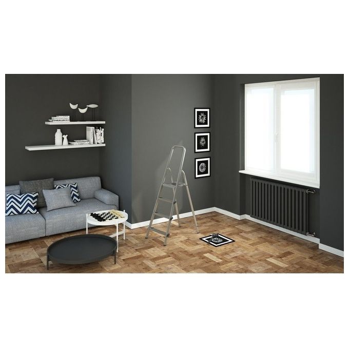Colombo Scala STARK 4 gradini in acciao-alluminio con gradini e piedini antiscivolo EN131 MADE IN ITALY