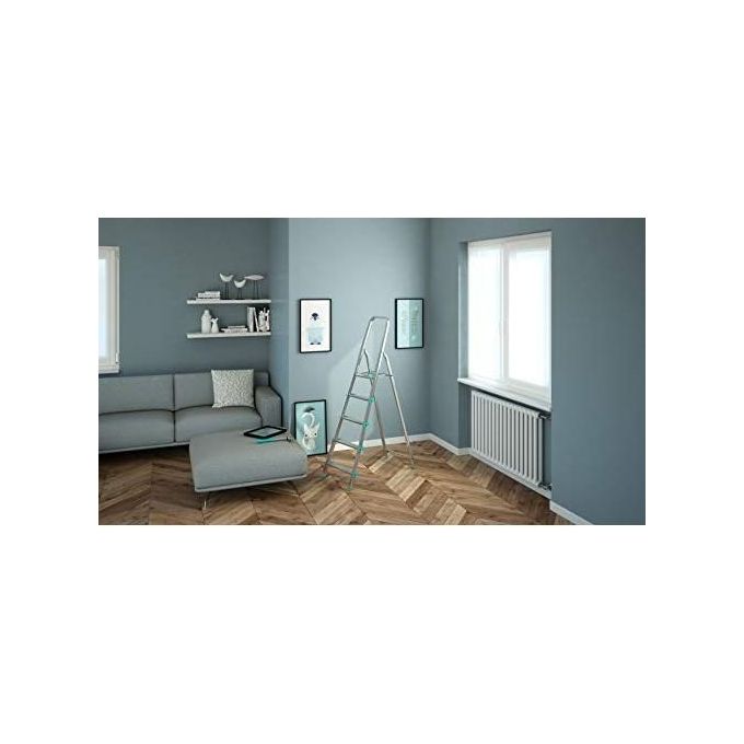 Colombo Scala LIBELLULA 5 gradini in alluminio con gradini antiscivolo piedini antiscivolo portata max 150kg EN131 Made in Italy