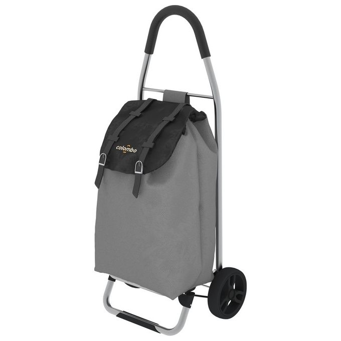 Colombo Carrello Portaspesa ICON in alluminio, sacca poliestere impermeabile, portata 25kg, capacita' 40 Lt