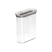 Stefanplast Barattolo Portacereali Tosca 2 Litri Grigio-Bianco