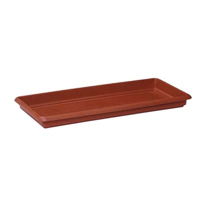 Stefanplast Sottovaso in Plastica Maxi Rettangolare Coccio 92X38